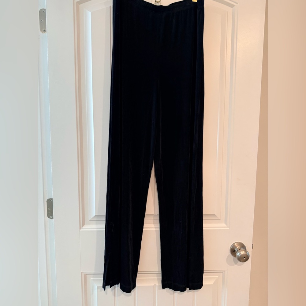 Chico's Traveler Black Wide Leg Pants Size 3 xl-16